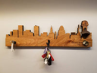 Magnetic Key Rack Baltimore Skyline, Bottle opener, Coat Rack, Knife Rack