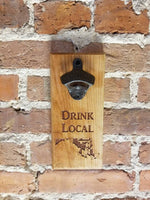 MAGNETIC Bottle Opener - Wall Mounted Bottle Opener - Maryland - Drink Local - Magnetic - Laser Engraved