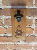 MAGNETIC Bottle Opener - Wall Mounted Bottle Opener - Nautical Anchor - Magnetic - Laser Engraved