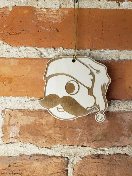 Natty Boh Ornament - Natty Boh Santa Hat - National Bohemian- Beer - Christmas - Wooden - Laser Cut