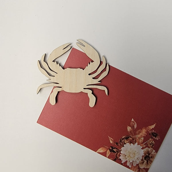 Crab Fridge Magnet - Wooden