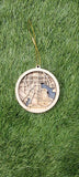 Baltimore 3d Map Ornament - Laser Cut - Wooden - Christmas - MADE IN BALTIMORE