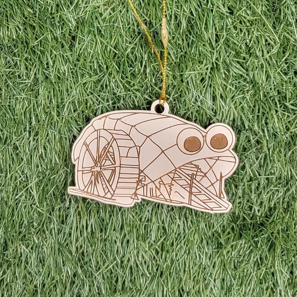 Baltimore Mr. Trash Wheel Ornament - Laser Cut - Wooden - Christmas - MADE IN BALTIMORE