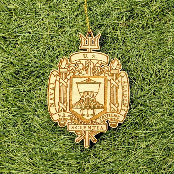 Naval Academy Ornament - Laser Cut - Wooden - Christmas